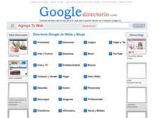 Tablet Screenshot of googledirectorio.com